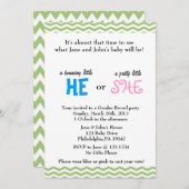 Hij of zij nodigt de vrouw uit kaart (Voorkant / Achterkant)