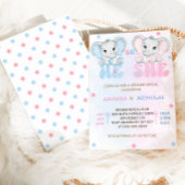 Hij of zij onthult het geslacht van de olifant kaart