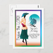 Hij prees de Heer Briefkaart (Voorkant / Achterkant)