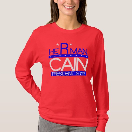 HIJ *R* MAN CAIN T-SHIRT (Voorkant)