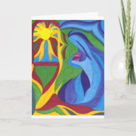 Hij schijnt zo Kleine Kerstkaart Feestdagen Kaart