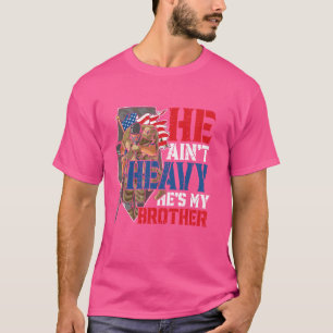 Hij schilderde zwaar zijn broer een gevechtsarts o t-shirt
