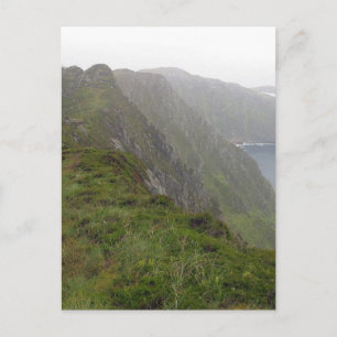 Hij Slieve League Cliffs in Ierland Briefkaart