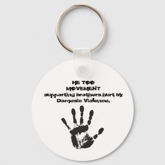 Hij To Movement Banner Poster Button Sleutelhanger (Voorkant)