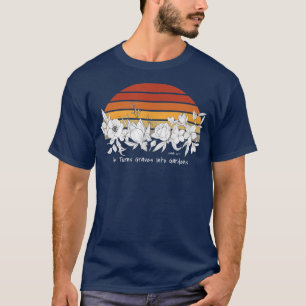 Hij verandert graven in tuinen ChristianWomen Mann T-shirt