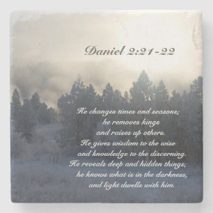 Hij verandert tijden en seizoenen, Daniel 2:21 Bij Stenen Onderzetter