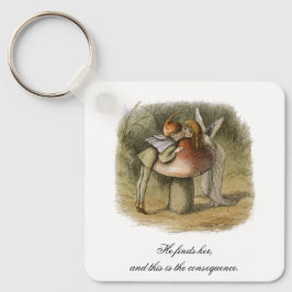 Hij vindt haar Romantische Valentijnsdag uit de bu Sleutelhanger