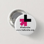 Hij voor haar Pins Ronde Button 3,2 Cm (Voorkant /achterkant)