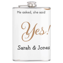 Hij vroeg ze zei ja bruiloft eenvoudig minimaal