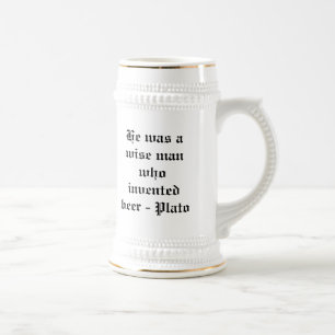 Hij was een wijze man die bier uitvond - Plato Bierpul