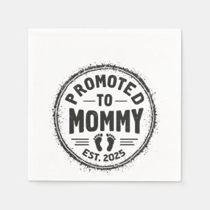Hij werd gepromoveerd tot Mama Est. Zwangerschapsa Servet