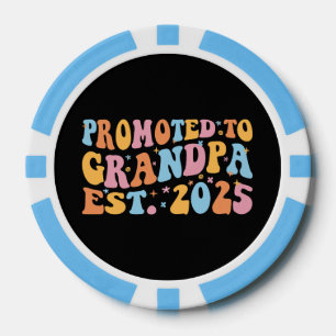 Hij werd gepromoveerd tot opa Est. 2025 III Poker Chips