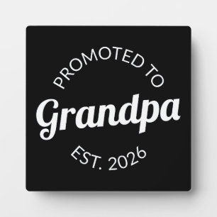 Hij werd gepromoveerd tot opa Est. 2026 I Fotoplaat