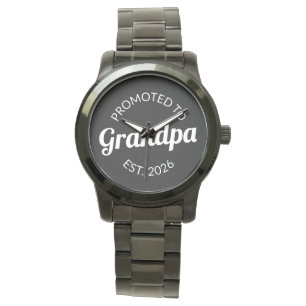 Hij werd gepromoveerd tot opa Est. 2026 I Horloge