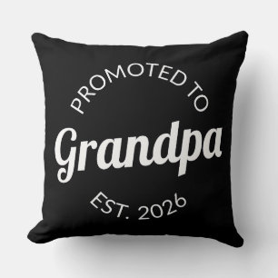 Hij werd gepromoveerd tot opa Est. 2026 I Kussen