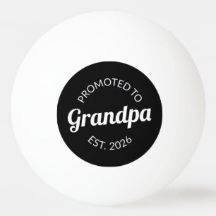 Hij werd gepromoveerd tot opa Est. 2026 I Pingpongballen
