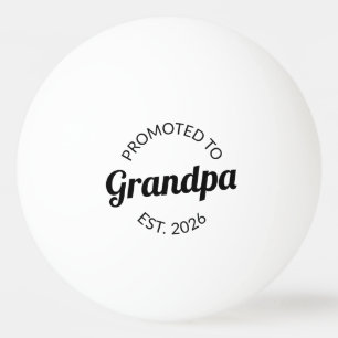 Hij werd gepromoveerd tot opa Est. 2026 I Pingpongballen