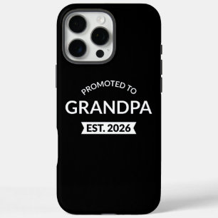 Hij werd gepromoveerd tot opa Est. 2026 II iPhone 16 Pro Max Hoesje
