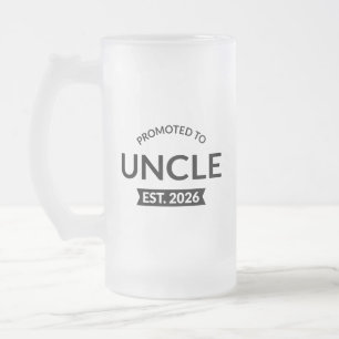 Hij werd gepromoveerd tot Uncle Est. 2026 II Matglas Bierpul