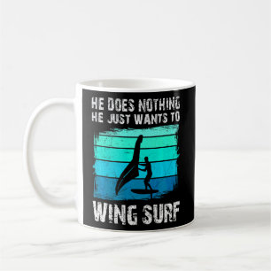 Hij wil gewoon Folie Wing Surf Wing Foiling. Koffiemok