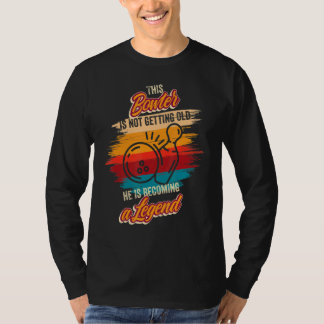 Hij wordt 's ochtends een legendarische Design. T-shirt