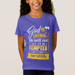 Hij Zal Je Niet Laten Verleiden – Bijbelvers T-shirt
