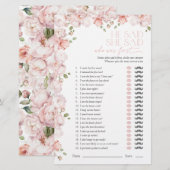 Hij zei dat ze blush Vrijgezellenfeest Game zei (Voorkant / Achterkant)