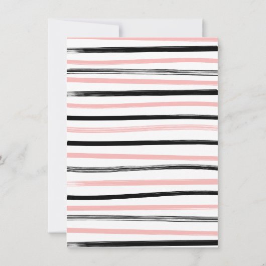 Hij zei dat ze Hand Drawn Bow Vrijgezellenfeest sp Kaart (Achterkant)