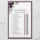 Hij zei dat ze Paarse bloemen Vrijgezellenfeest sp (Voorkant)