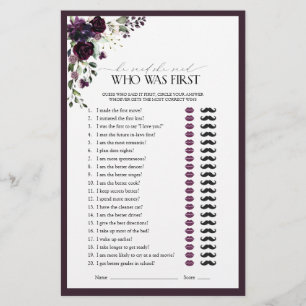 Hij zei dat ze Paarse bloemen Vrijgezellenfeest sp