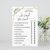 Hij zei dat ze tweetalige vrijgezellenfeest-game z (Staand voorkant)