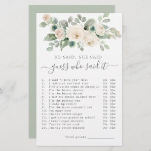 Hij zei dat ze zei dat Vrijgezellenfeest Game