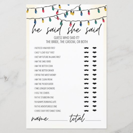 Hij zei dat ze zei dat Vrijgezellenfeest Game was. (Voorkant)