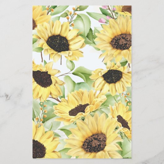 Hij zei dat ze Zonnebloem Vrijgezellenfeest Game C Flyer (Achterkant)