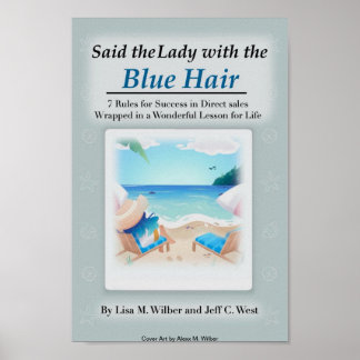 Hij zei de dame met de Blue Hair - Poster