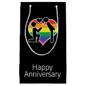 Hij zei ja Happy Jubileum Gay Thlee Klein Cadeauzakje (Voorkant)