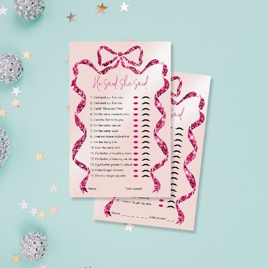 Hij zei, ze zei dat ze een roze strik Vrijgezellen