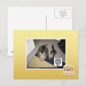 Hij ziet haar groot uitgebeend. briefkaart (Voorkant / Achterkant)