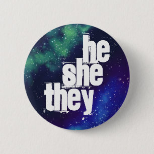 Hij/zij/zij  Galaxy Pronoun Button