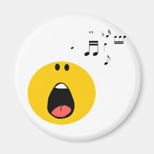 hij zingt zijn hart uit magneet