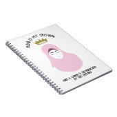 Hijab est ma couronne - carnet de notes à spirale (Côté Droit)
