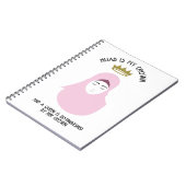 Hijab est ma couronne - carnet de notes à spirale (Côté gauche)