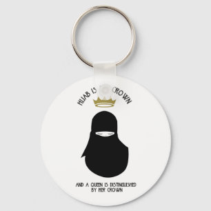 Hijab est ma couronne - porte-clés de NIQAB