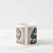 Hijab Girl Espresso Mug (Devant)