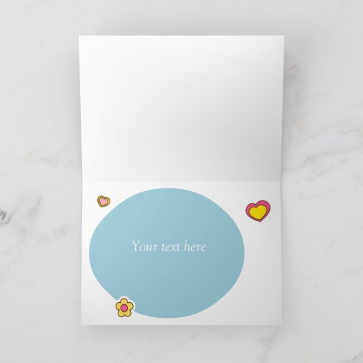 Hijab Girl Kaart (Binnen)