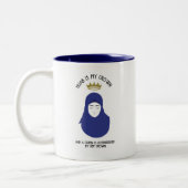 Hijab is mijn kroon - BLUE Coffee Mok (Links)
