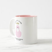 Hijab is mijn kroon - PINK Coffee Mok (Voorkant links)