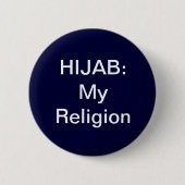 Hijab: Mijn religieuze Button (Voorkant)