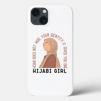 Hijab verbergt je identiteit niet - Hijabi Woman iPhone 13 Hoesje