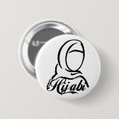 Hijabi Ronde Button 5,7 Cm (Voorkant /achterkant)